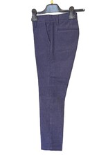 Emie lange midblauwe stretch broek notte