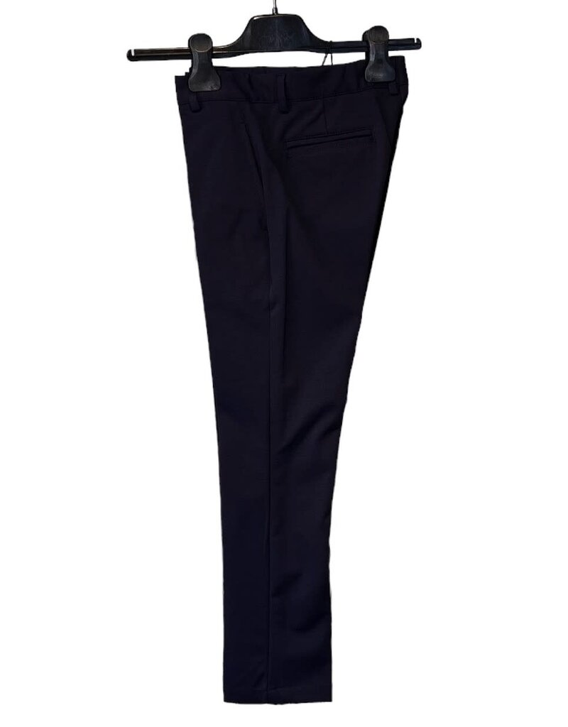 Emie lange midblauwe stretch broek notte