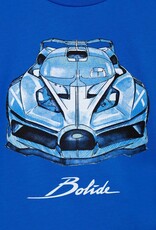Bugatti  A kobalt blauw t-shirt met autoprint