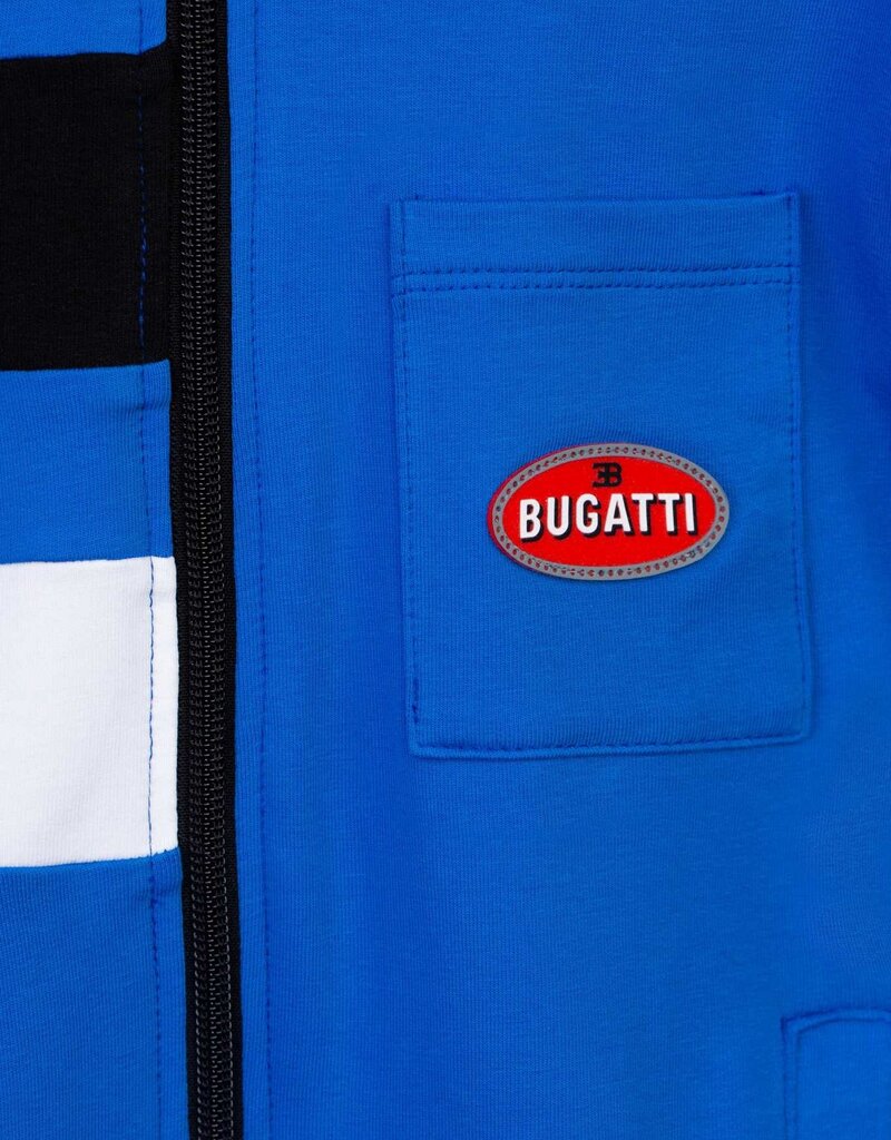 Bugatti kobalt blauwe hoodie joggingsweater