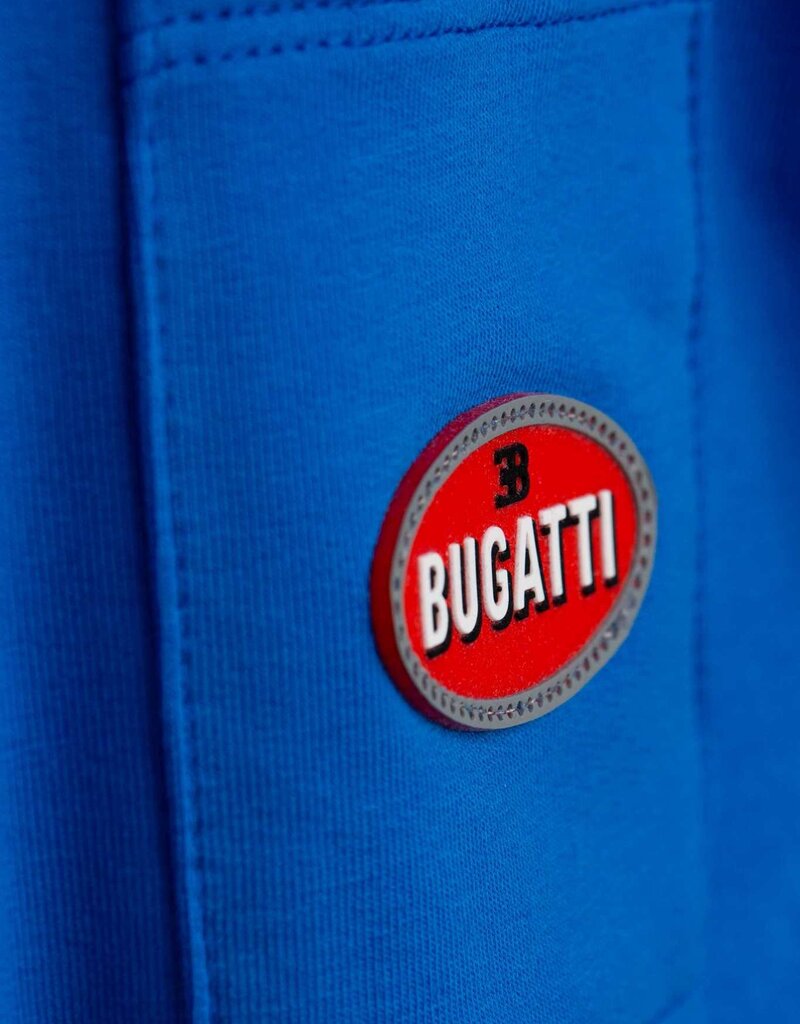 Bugatti kobalt blauwe hoodie joggingsweater