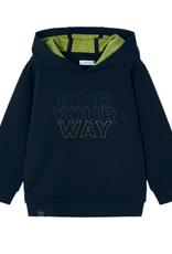 Mayoral donkerblauwe hoodie find your way