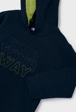 Mayoral donkerblauwe hoodie find your way