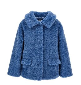 Monnalisa blauw teddy jasje