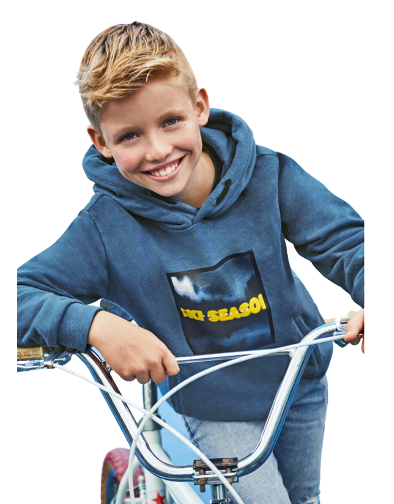 Mayoral midblauwe sweater hoodie