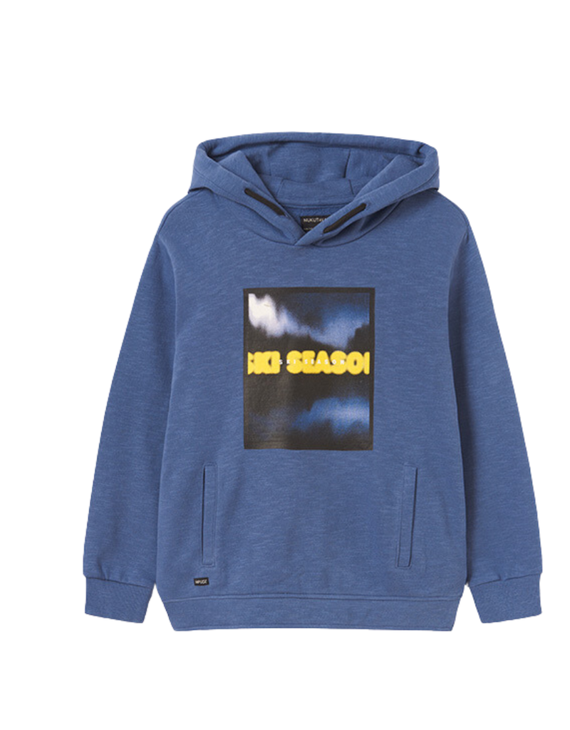 Mayoral midblauwe sweater hoodie