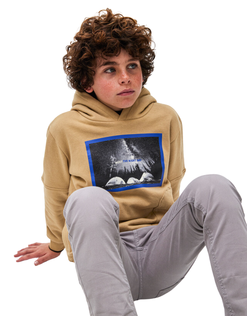 Mayoral camel hoodie steekzakken night sky