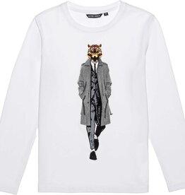 Antony Morato t-shirt wit print tijger in kostuum