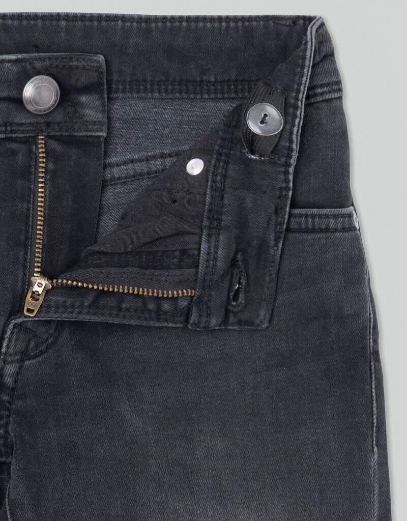 Hackett broek denim donkergrijs slim