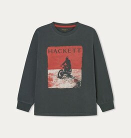 Hackett T-shirt kaki motorbike