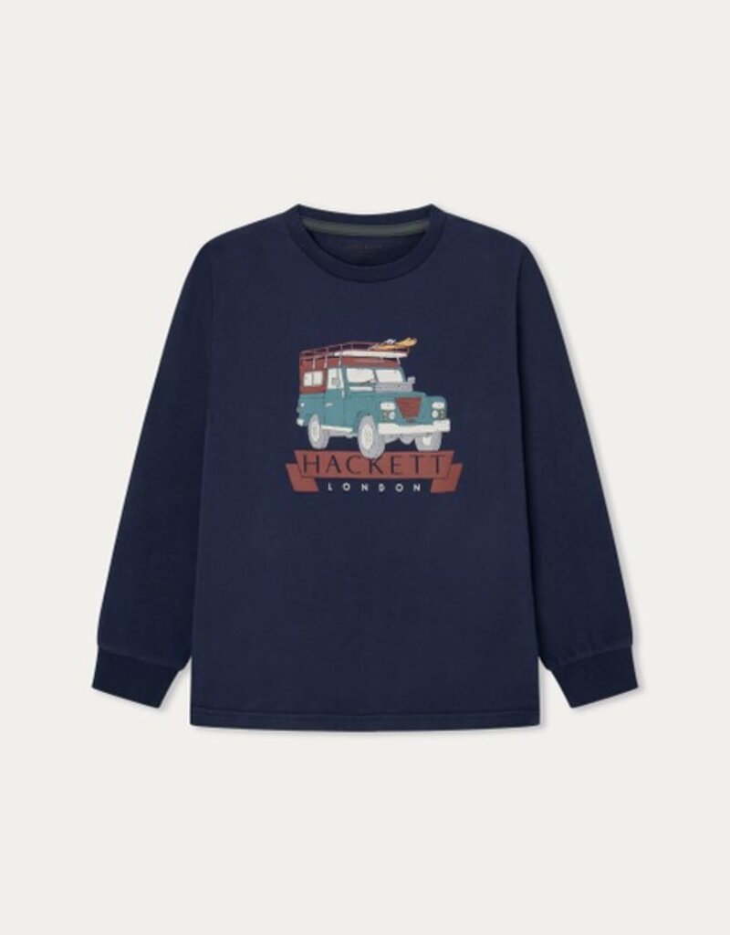 Hackett T-shirt blauw truck