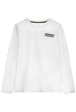 Guess wit  t-shirt logo achter in reliëf