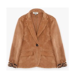 Dixie blazer bruin rib