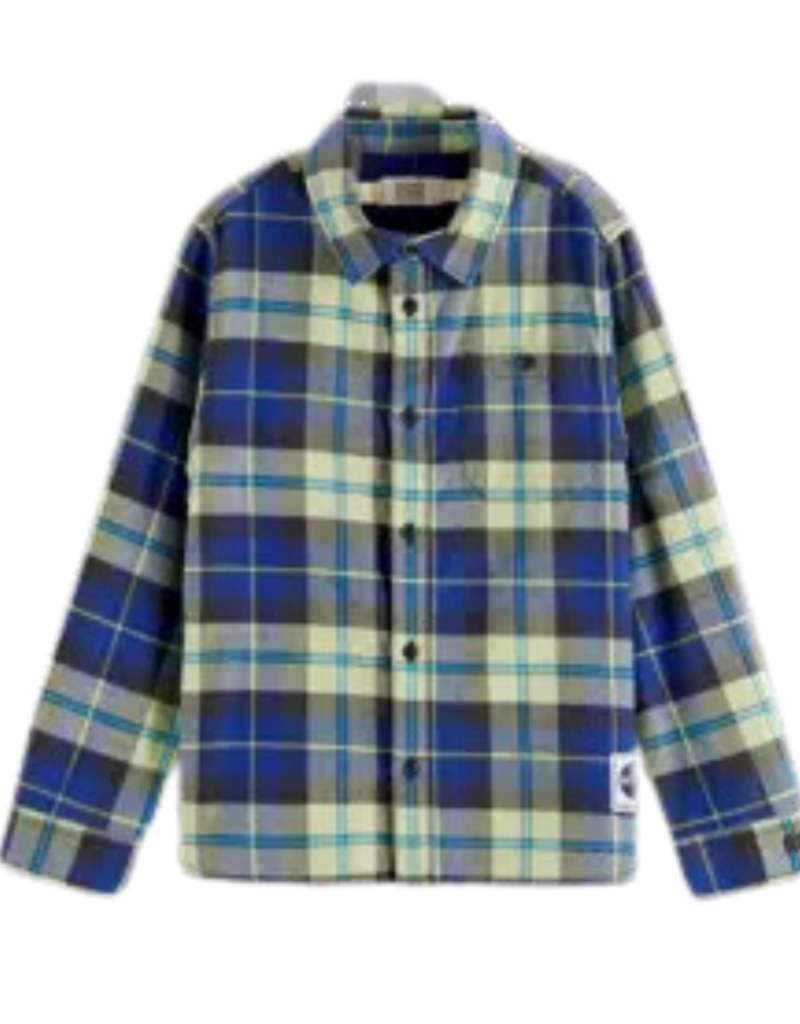 Scotch&Soda hemd ruit flanel multicolor