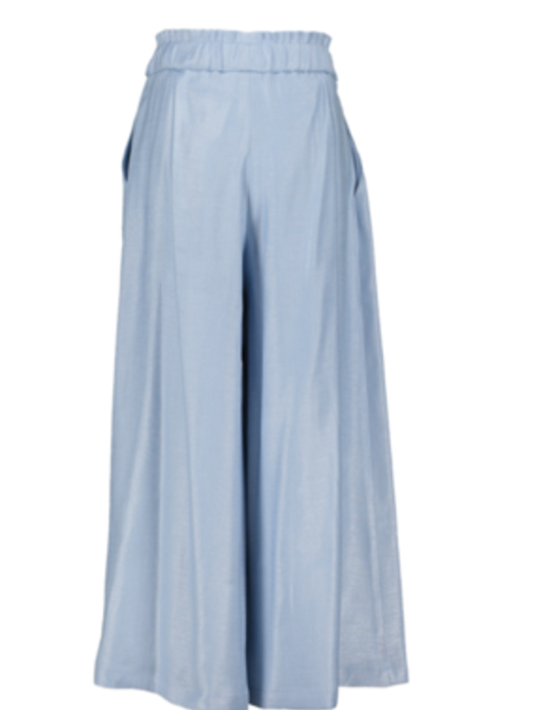 Linea Raffaelli jeansblauwe wijde broek