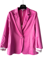 RTB fuchsia blazer met revers