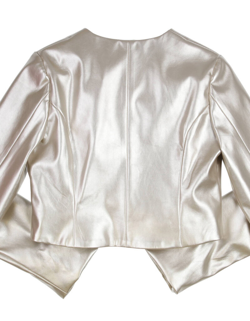 Gymp bomber blazer goud Skye