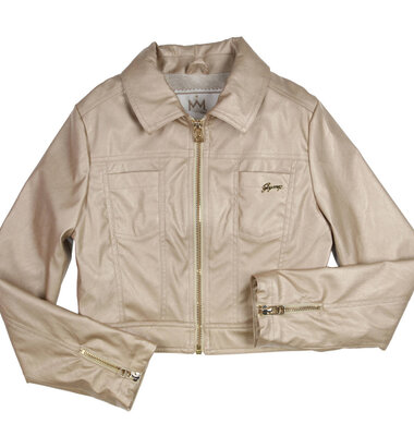 Gymp bomber blazer goud Mylo