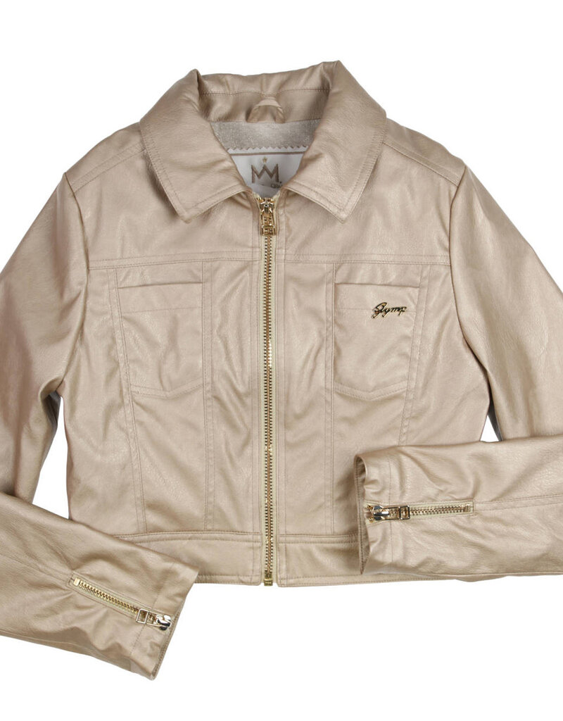 Gymp bomber blazer goud Mylo