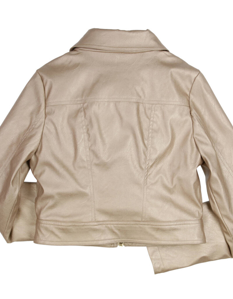 Gymp bomber blazer goud Mylo