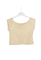 Elsy top t-shirt goud