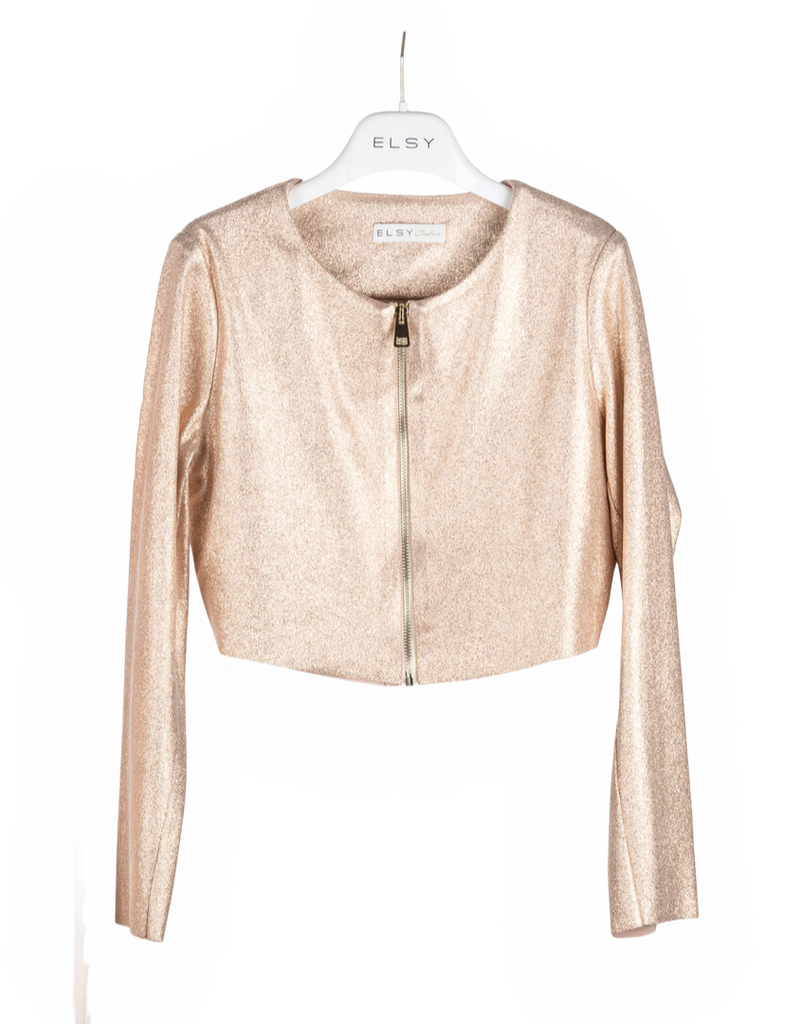 Elsy blazer goud met rits