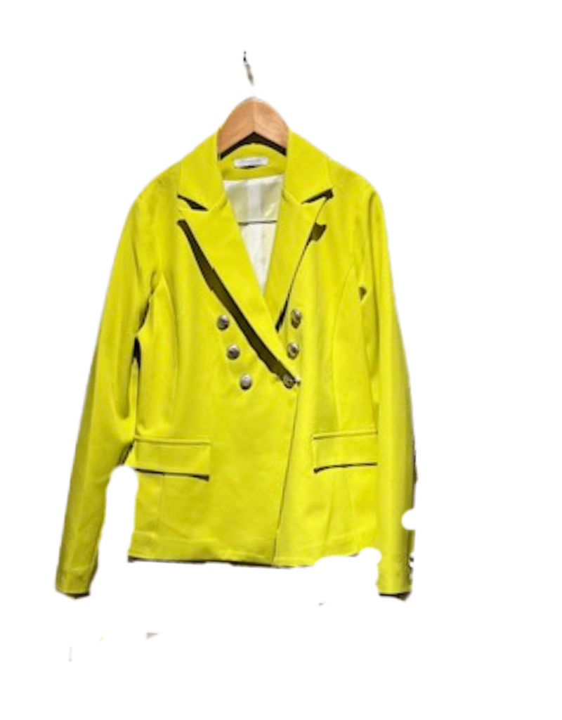 Emie blazer lime knopen