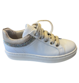 Rtb/Hoops sneaker wit met goud glitter accent