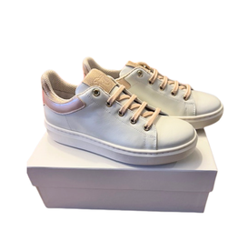 Rtb/Hoops sneakers parelmoer met nude accent