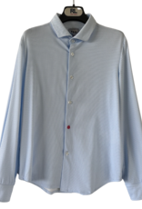 Red Limit hemd stretch wit met lichtblauw dessin bij 961
