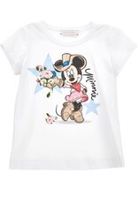 Monnalisa jersey t-shirt met dessin van Minnie