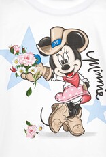 Monnalisa jersey t-shirt met dessin van Minnie