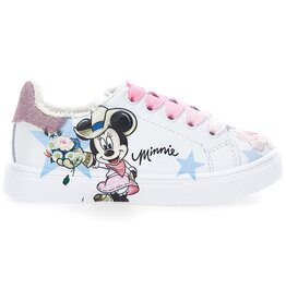 Monnalisa leren sneakers met print