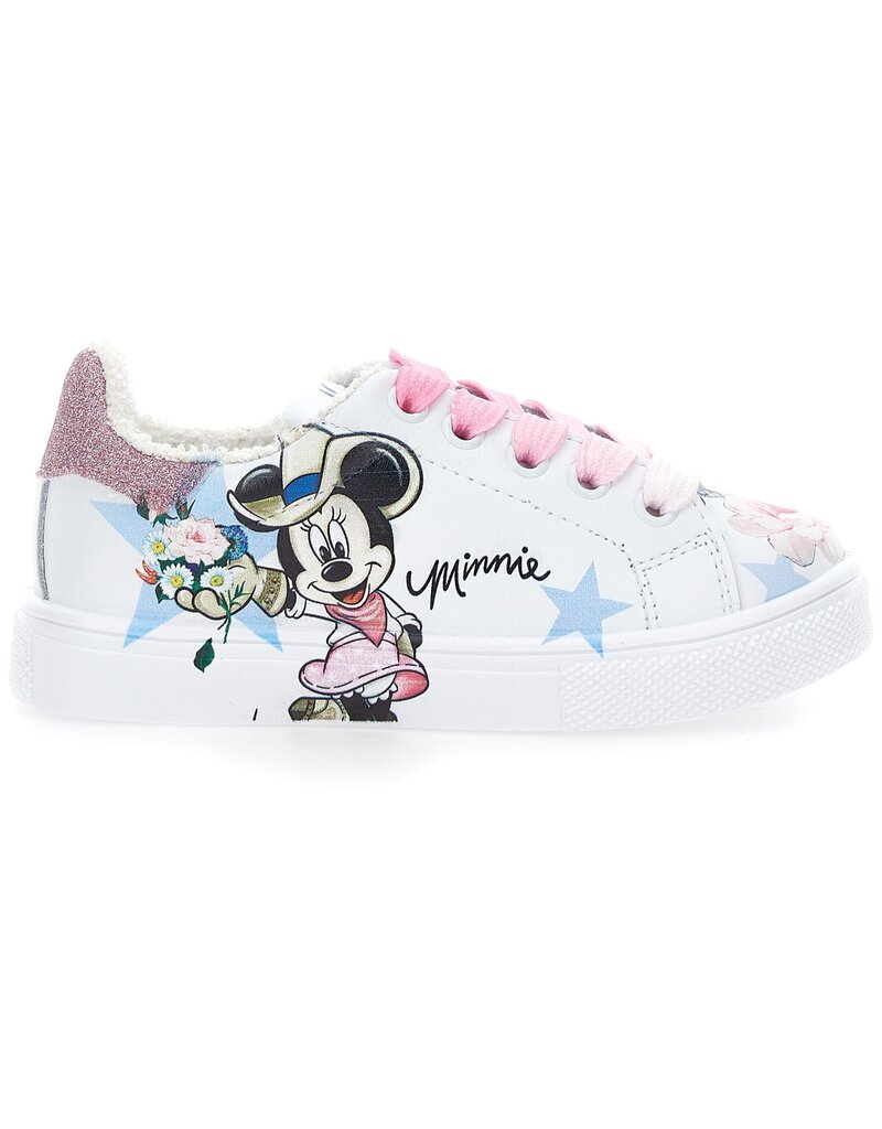 Monnalisa leren sneakers met print