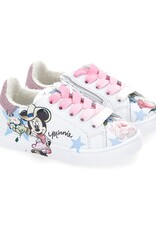 Monnalisa leren sneakers met print