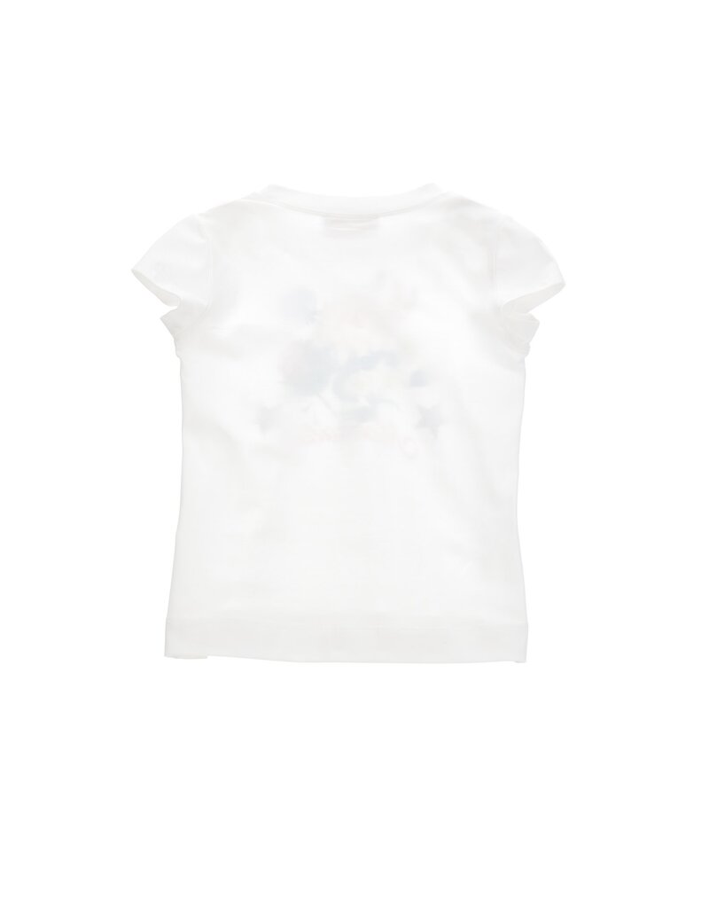 Monnalisa T-shirt met bloemen boeket