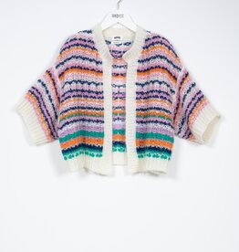 Indee Gilet streep brei multicolor Pamela