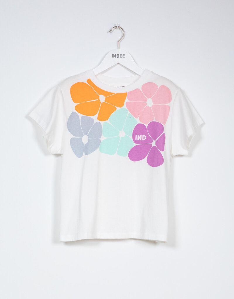 Indee T-shirt bloemen pastel princess