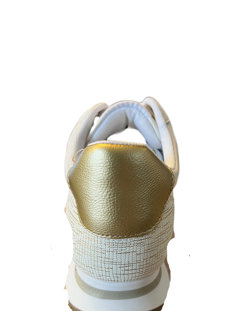 Liu Jo sneaker wit goud