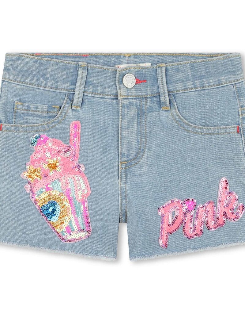 Billieblush jeansshort glitters ijsje