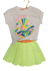 Billieblush T-shirt wit vlinder