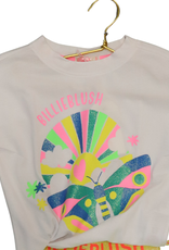 Billieblush T-shirt wit vlinder