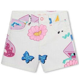 Billieblush short wit opdruk print kleuren