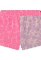 Billieblush short badstof geel roze paars