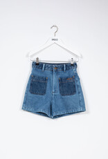 Indee Jeans short Poster applied pockets