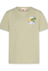 AO76 T-shirt lichtkaki island Mat