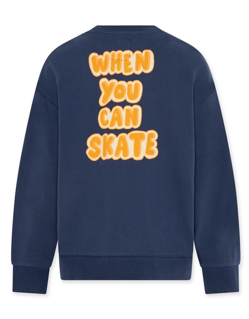 AO76 sweater blauw skate oscar