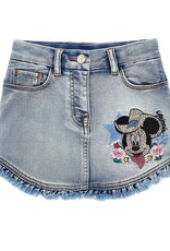 Monnalisa jeans short met Minnie