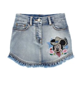 Monnalisa jeans short met Minnie