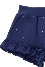 Monnalisa blauw short met ruches